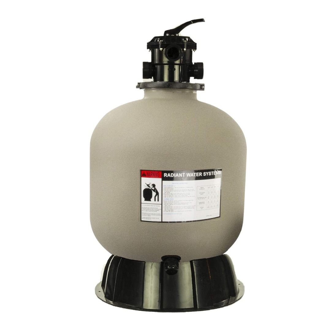 Rx Clear Radiant Sand Filter | for Above Ground Swimming Pools | 22 Inch Tank