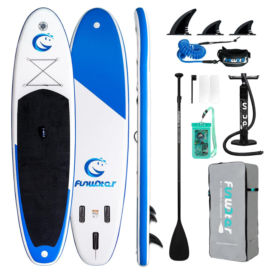 FunWater Stand Up Paddle Board Ultra-Light Inflatable Paddleboard with SUP Accessories