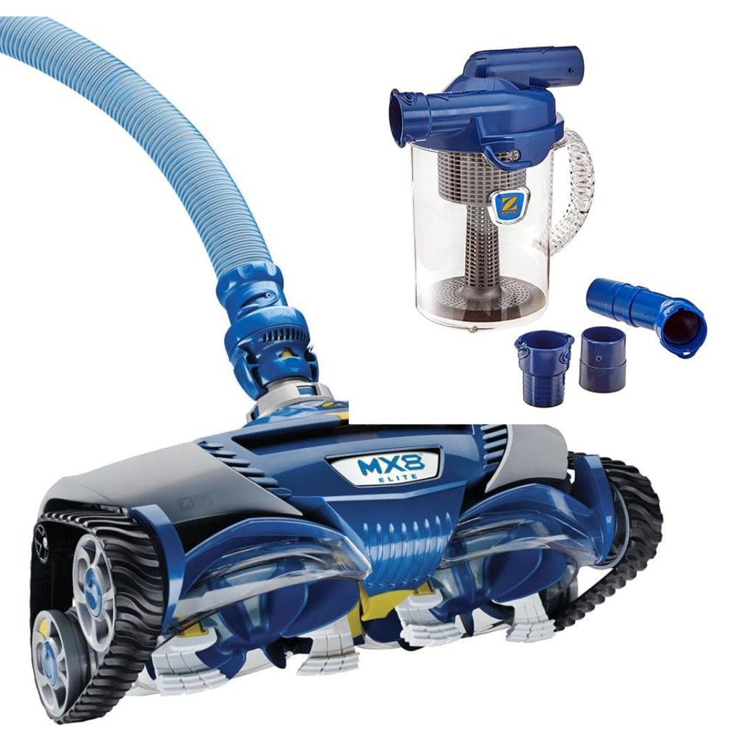 Zodiac MX8 Elite Suction Pool Cleaner with Zodiac Cyclonic Leaf Canister