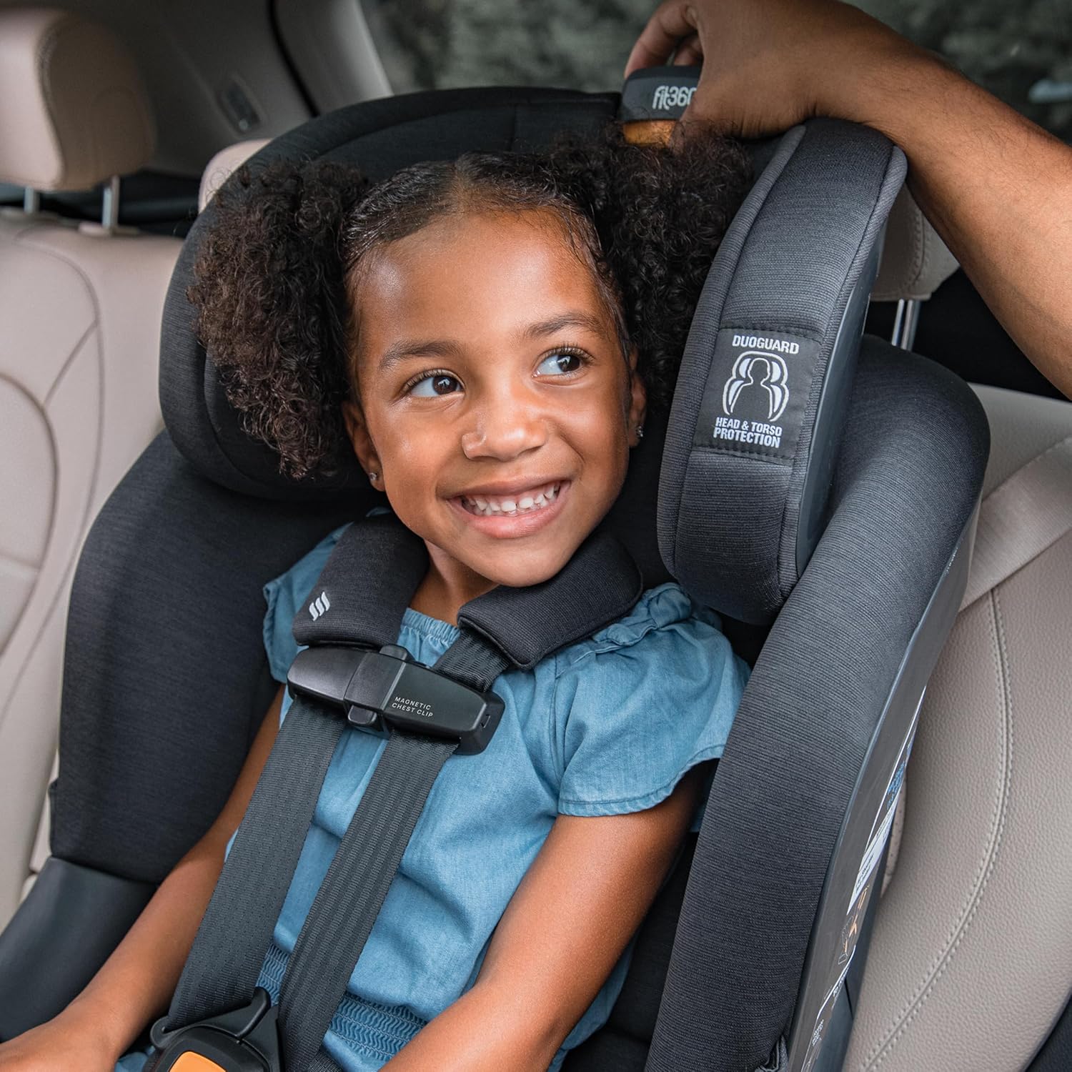 Chicco Fit360 ClearTex Rotating Convertible Car Seat, Slate