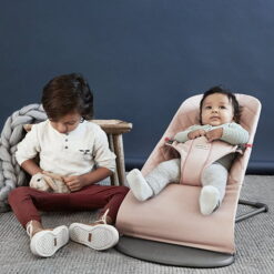 BabyBjorn Bouncer Bliss, Dark gray frame, 3D jersey, Light gray