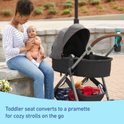 Graco Modes Trio Travel System, Infant Stroller, Hemlock, 1 Count