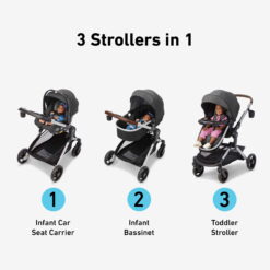 Graco Modes Nest Travel System, Infant Toddler Stroller, Norah, 1 Count -  MartDiscover.com