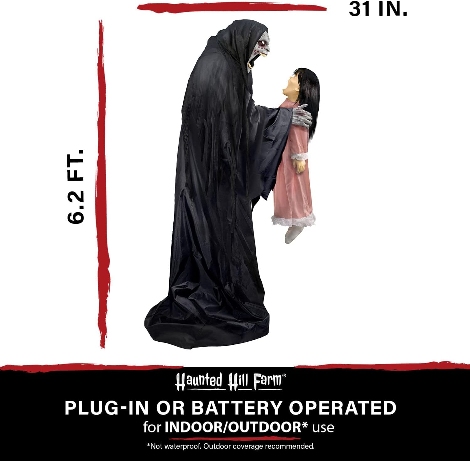 Haunted Hill Farm Soul Sucker Demon Reaper with Child by Tekky