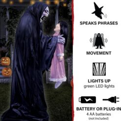 Haunted Hill Farm Soul Sucker Demon Reaper with Child by Tekky
