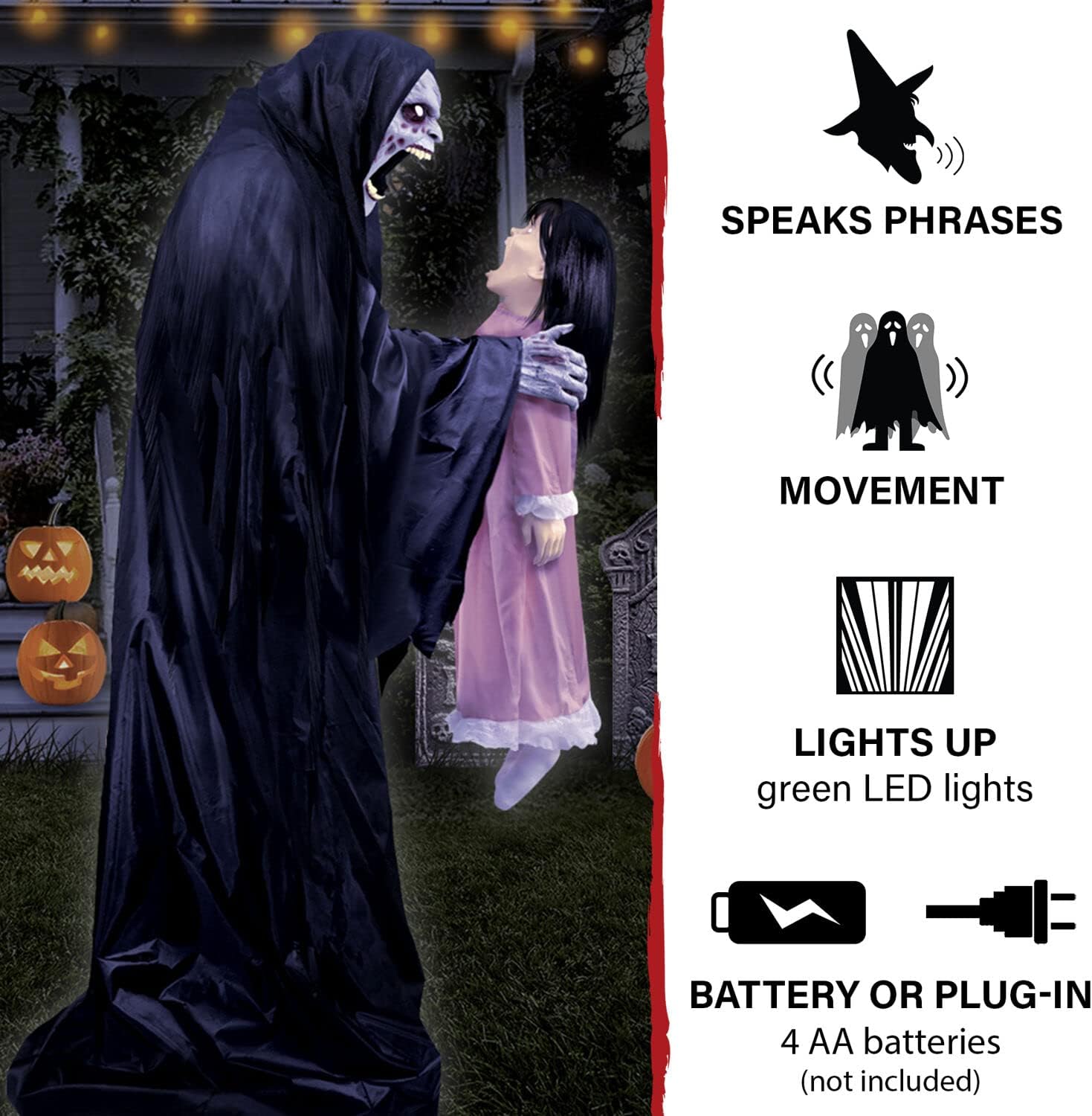 Haunted Hill Farm Soul Sucker Demon Reaper with Child by Tekky