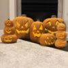 Halloween Pumpkin Lanterns, Jack o Lanterns Light Up Pumpkin Decorations, Lighted Pumpkin Set with LED Bulbs