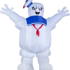 Fun Costumes Ghostbusters Inflatable Stay Puft Marshmallow Man Outdoor Halloween Decoration