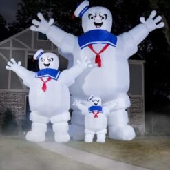 Fun Costumes Ghostbusters Inflatable Stay Puft Marshmallow Man Outdoor Halloween Decoration