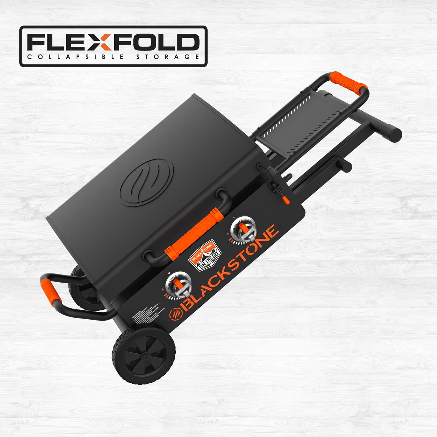 Blackstone On the Go 2-Burner 22" Scissor Cart Griddle with Hood