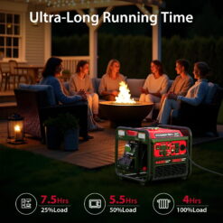 PowerSmart 4400-Watt Gas Powered Inverter Generator for Outdoor and Home Use, EPA Compliant
