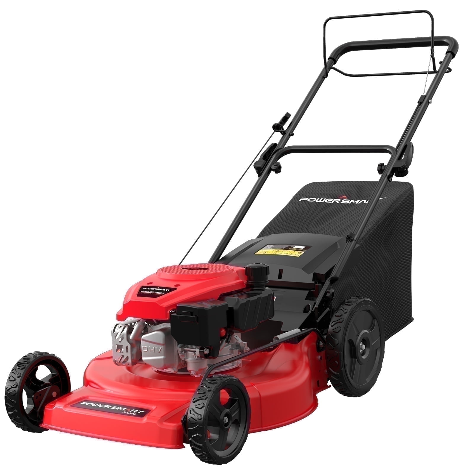 Power Smart 170CC 22" 3-in-1 Gas Self-Propelled Lawn Mower with 6-Position Height Adjustment