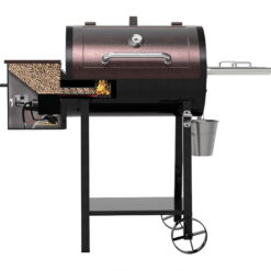 Pit Boss 440D2 Deluxe Wood Fired Pellet Grill with Flame Broiler