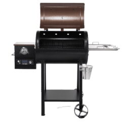 Pit Boss 440D2 Deluxe Wood Fired Pellet Grill with Flame Broiler
