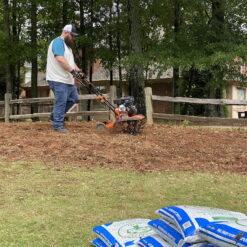 Yard Force Front Tine Tiller Cultivator with Briggs & Stratton 208cc 4-Cycle OHV Engine, Adjustable tilling width