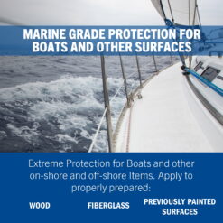 Flat Black, Rust-Oleum Marine Coatings Boat Bottom Antifouling Paint, Quart, 4 Pack