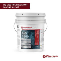 Fiberlock IAQ 6100 Heavy Duty Mold Resistant Coating, Clear, 5 Gallons