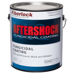 Fiberlock AfterShock Fungicidal Coating, White, 5 Gallon