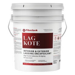 Fiberlock Lag-Kote Interior & Exterior Lagging Encapsulant, White, 5 Gallon
