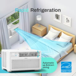PhiloDeco Energy Star Window Air Conditioner, 10000 BTU Window Air Conditioner with Wifi 440 sq ft.