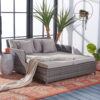 SAFAVIEH Cadeo Outdoor Patio Daybed, Grey