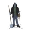 Haunted Living 12-ft Lighted Talking Bone Collector Motion Activated Animatronic
