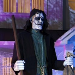 Haunted Living 12-ft Lighted Talking Bone Collector Motion Activated Animatronic