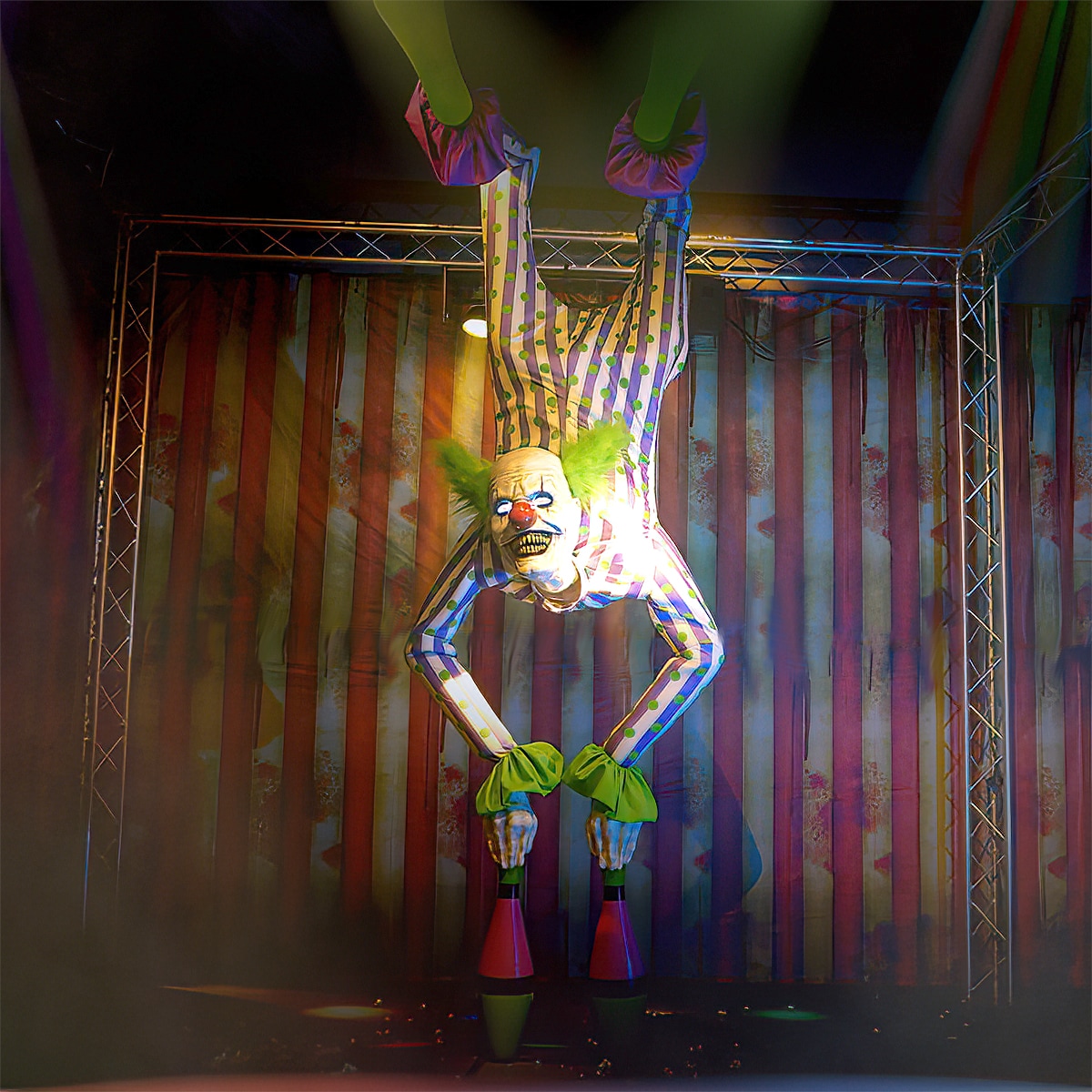 Haunted Living 8.5-ft Laughing Clown Motion Activated Animatronic