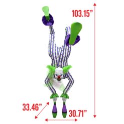 Haunted Living 8.5-ft Laughing Clown Motion Activated Animatronic