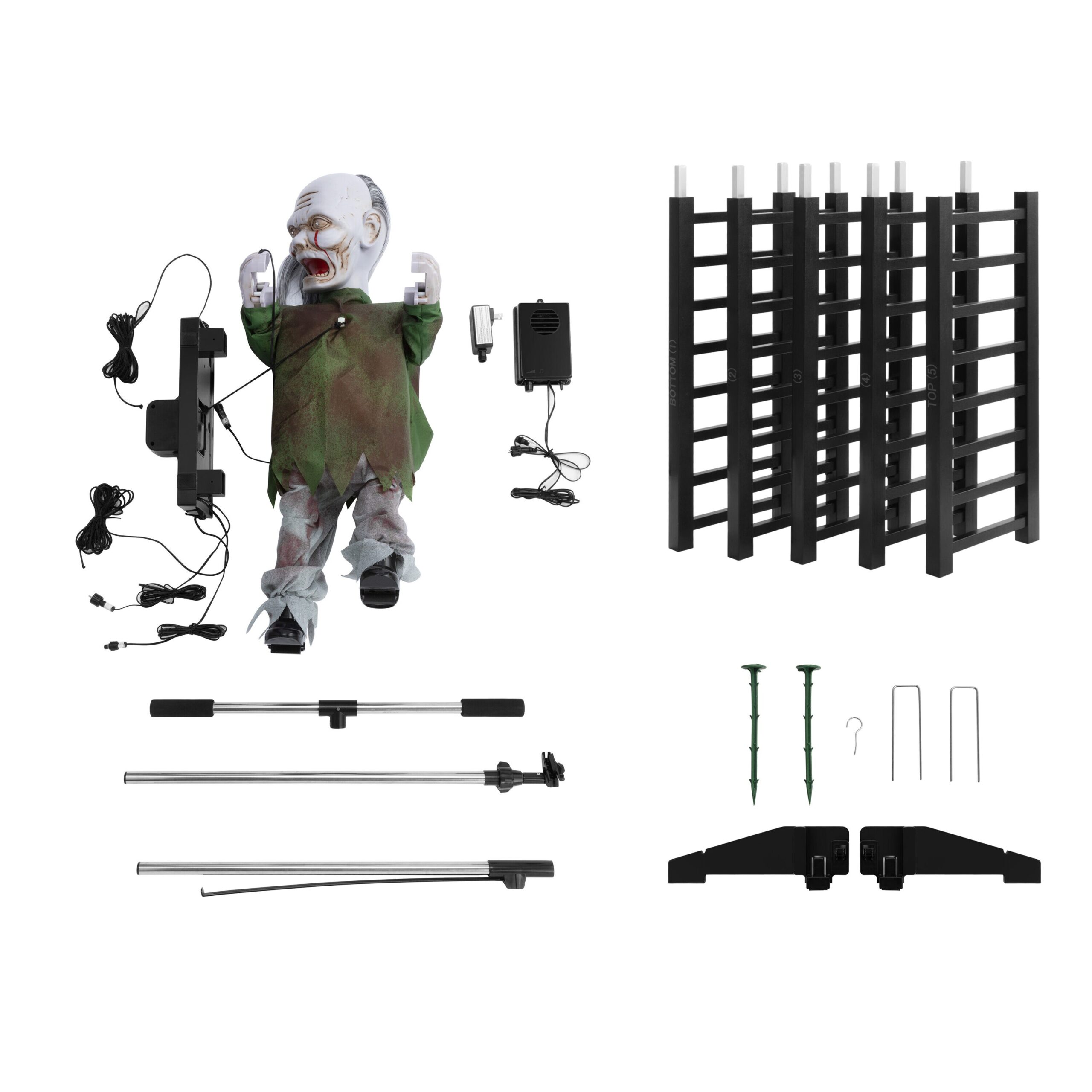 Mr. Halloween 9.17-ft Freestanding Musical Lighted Zombie Animatronic