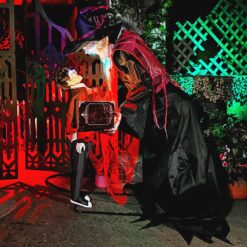 Haunted Hill Farm 6.99-ft Freestanding Motion Activated Talking Lighted Animatronic