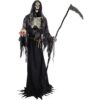 Haunted Hill Farm 7-ft Freestanding Motion Activated Talking Lighted Khronos Reaper Animatronic