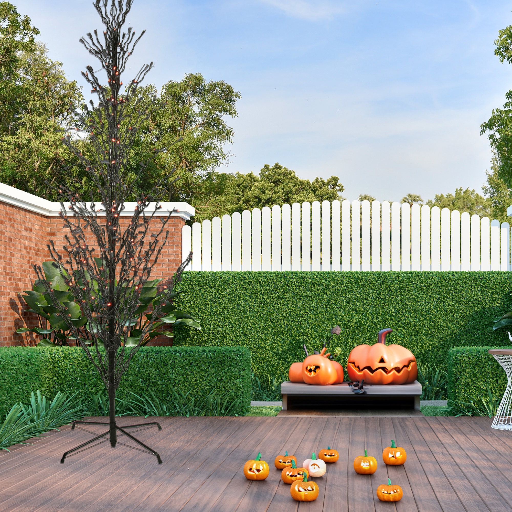 Northlight 500 -Count Incandescent Plug-In Orange Halloween Lights