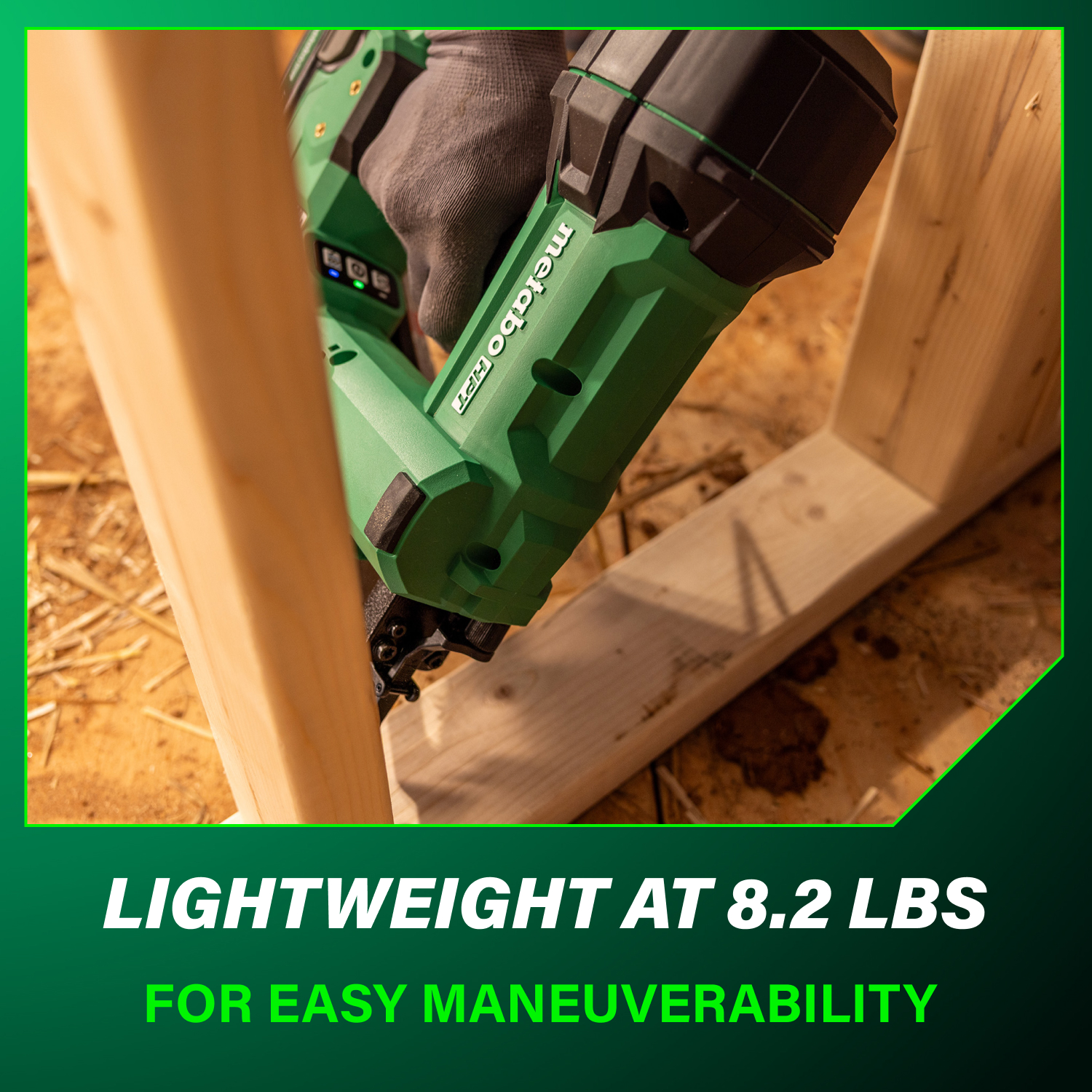 Metabo HPT Multi-Volt 3-1/2-in 30 -Degree Cordless Clip head/Roundhead Framing Nailer ( Battery Included )