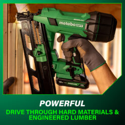Metabo HPT Multi-Volt 3-1/2-in 21 -Degree Cordless Roundhead Framing Nailer ( Battery Included )