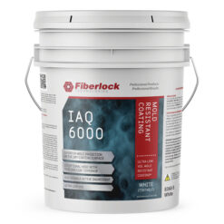 Fiberlock IAQ 6000 Mold Resistant Coating White Matte Water-based Interior Acrylic ( 5-gallon )