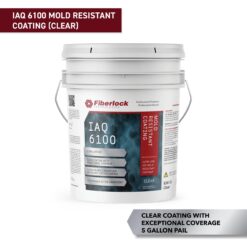 Fiberlock IAQ 6100 Mold Resistant Coating Clear Semi-gloss Water-based Interior Acrylic ( 5-gallon )