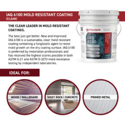 Fiberlock IAQ 6100 Mold Resistant Coating Clear Semi-gloss Water-based Interior Acrylic ( 5-gallon )
