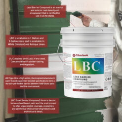 Fiberlock LBC Lead Barrier Compound Flat White Tintable Interior Paint ( 5-gallon )