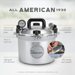 All American 10-1/2-Quart Pressure Cooker Canner