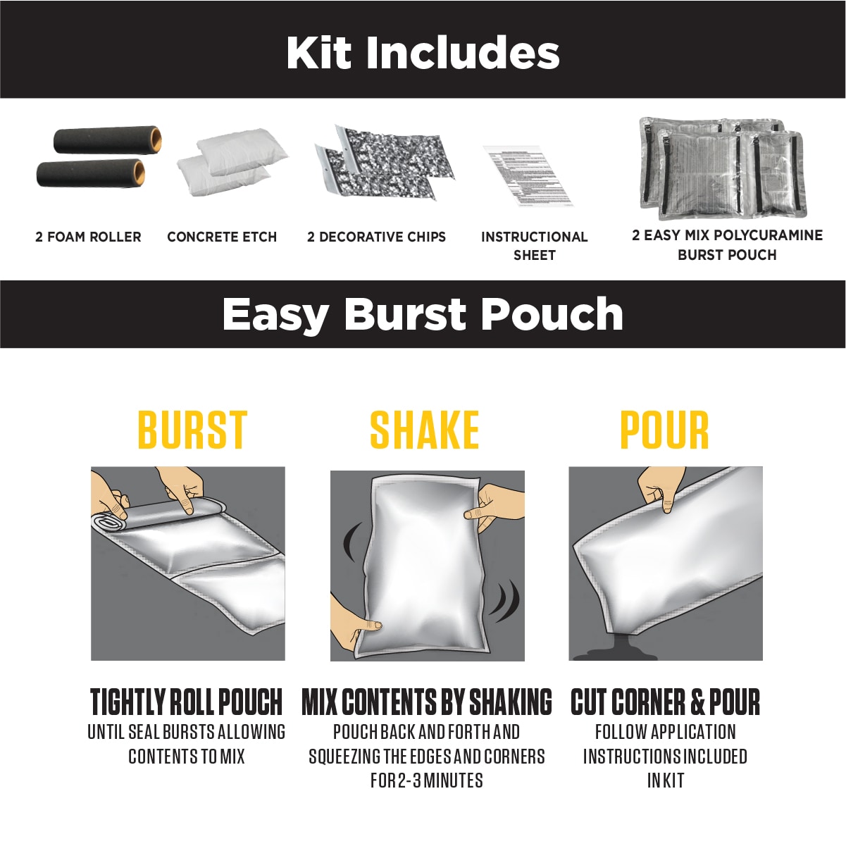 Rust-Oleum RockSolid 2-part Gray Polycuramine Concrete and Garage Floor Paint ( Kit )