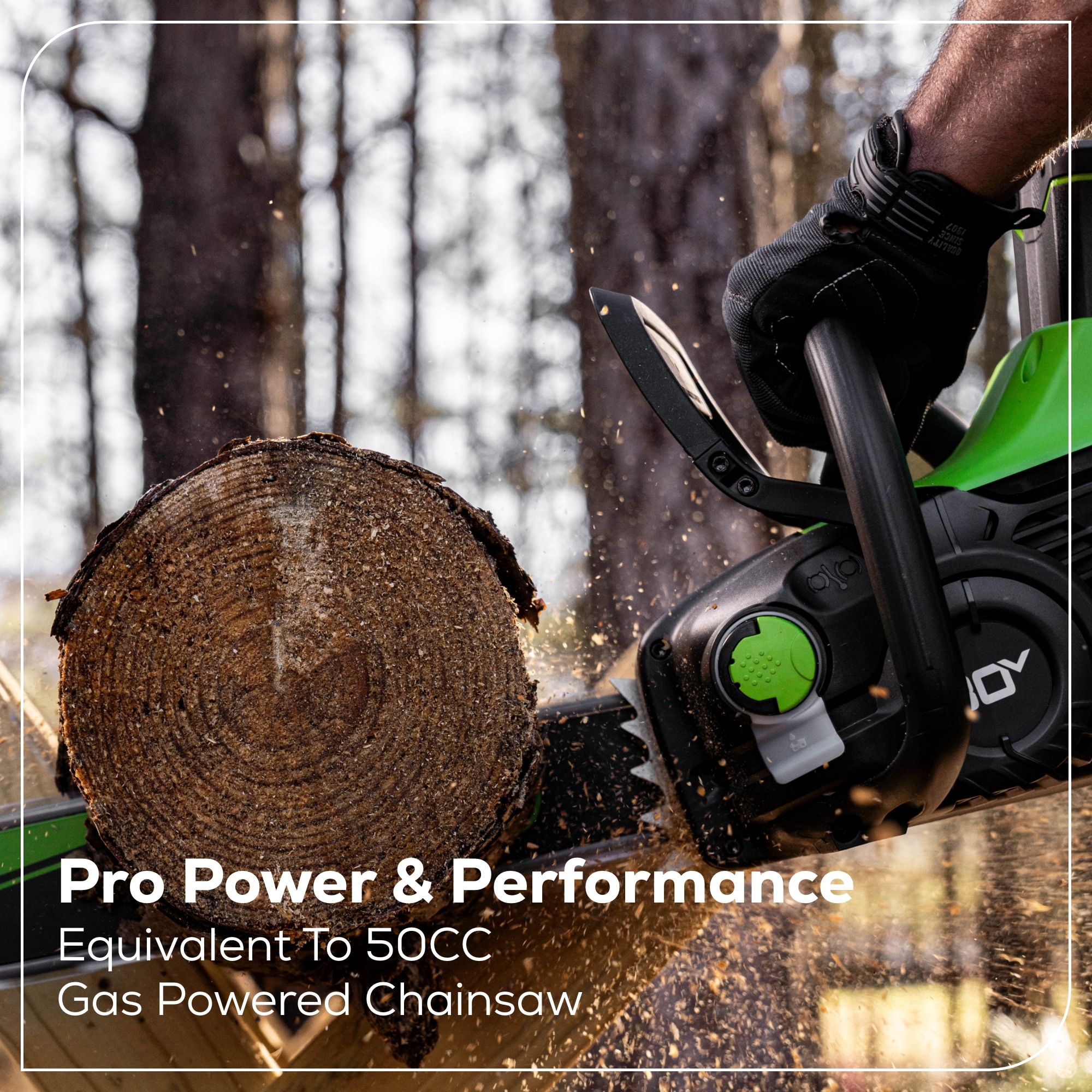 Greenworks Pro 80-volt 18-in Battery 4 Ah Chainsaw Battery Included Charger Included