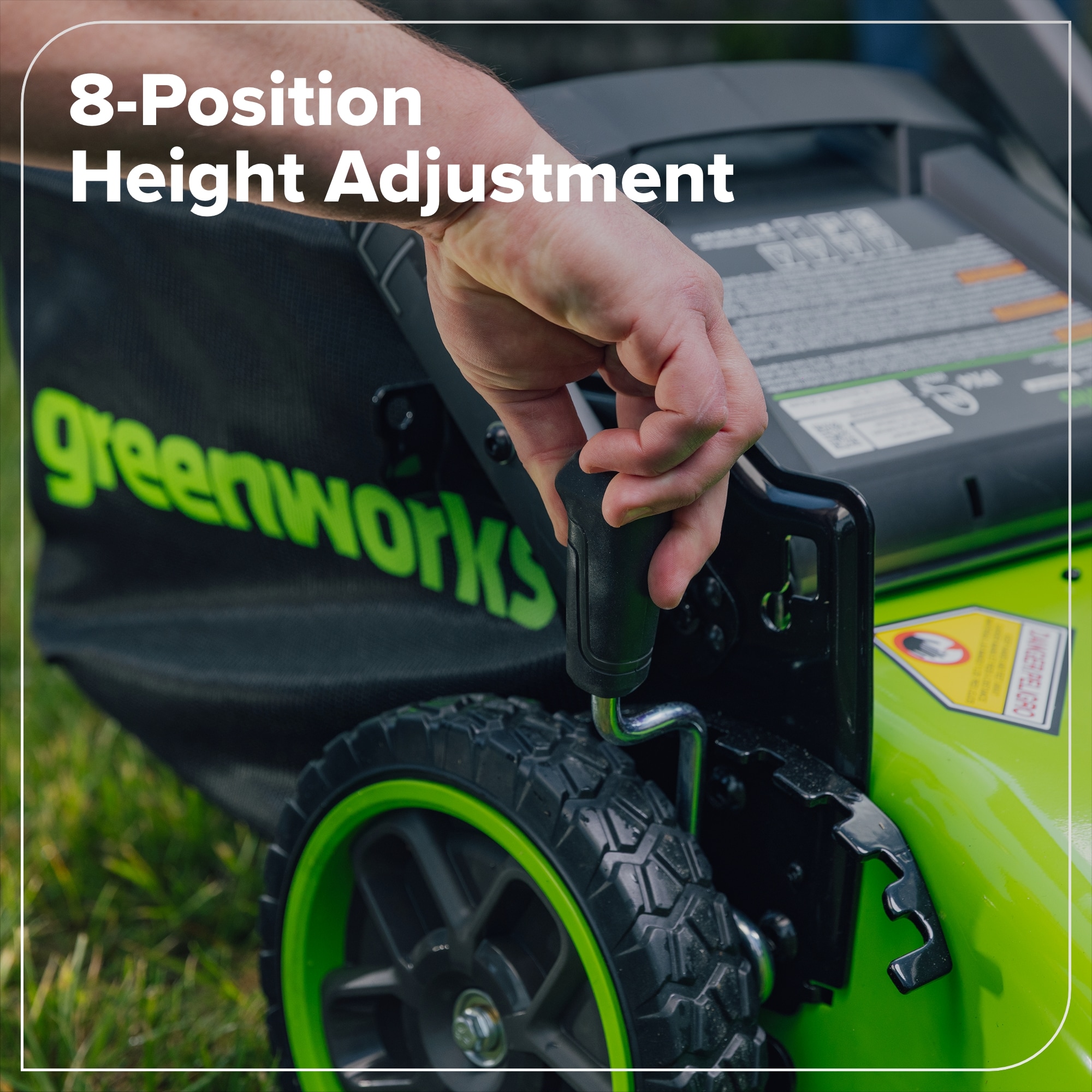 Greenworks 24-volt, 21-in Push Battery Walk Mower with (2) 4 Ah Batteries & Charger Included