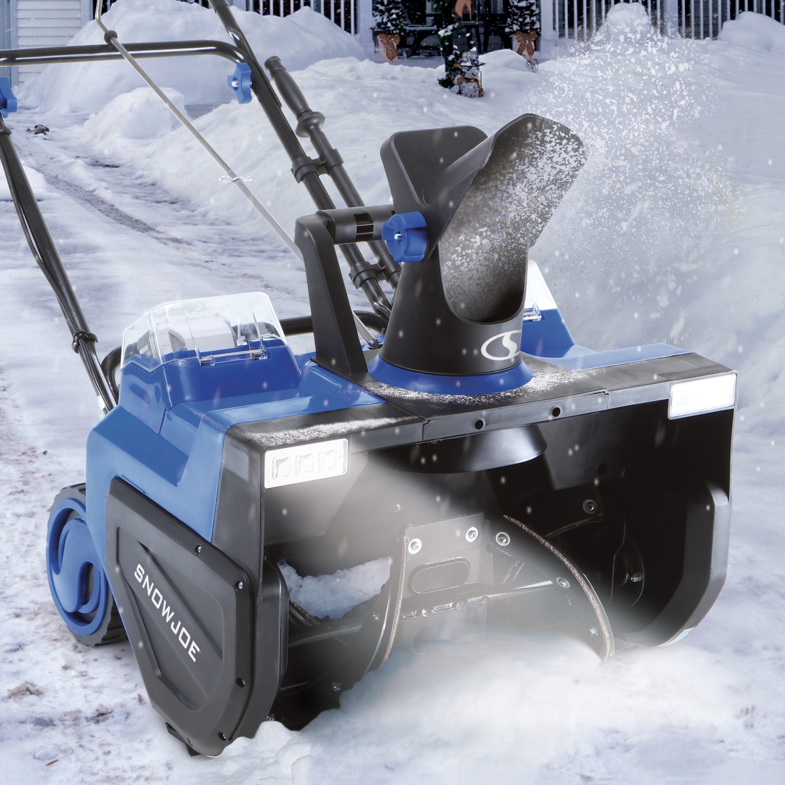 Snow Joe 48V 1200W 22" Cordless Snow Blower w/ 2 x 8.0Ah Batteries and Dual Port Charger 48-volt 22-in (Battery Included) (Charger Included)