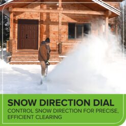 Greenworks 48-volt 12-in Single-stage Push Battery Powered Snow Shovel 4 Ah (Battery Included) (Charger Included)
