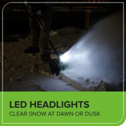 Greenworks 48-volt 12-in Single-stage Push Battery Powered Snow Shovel 4 Ah (Battery Included) (Charger Included)