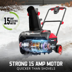 PowerSmart 80-volt 21-in Single-stage Push Battery Snow Blower 6 Ah (Battery Included) (Charger Included)