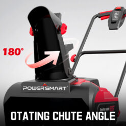 PowerSmart 80-volt 21-in Single-stage Push Battery Snow Blower 6 Ah (Battery Included) (Charger Included)