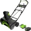 Greenworks 80-volt 20-in Single-stage Push Battery Snow Blower 5 Ah (Battery Included) (Charger Included)