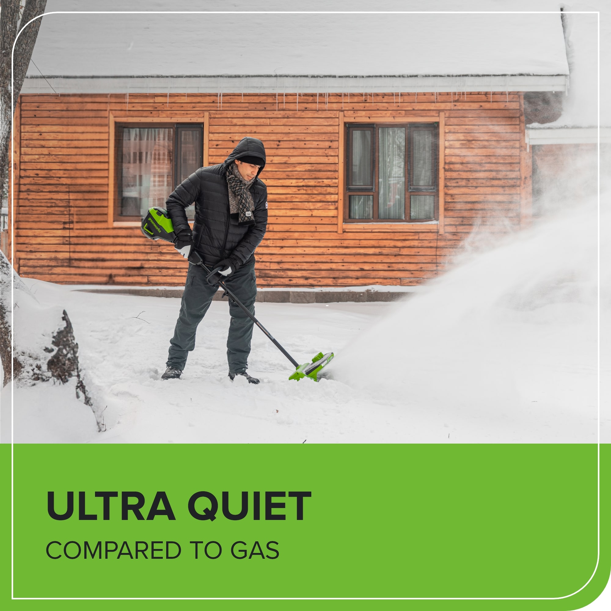 Greenworks 80-volt 12-in Single-stage Push Battery Powered Snow Shovel 2.5 Ah (Battery Included) (Charger Included)